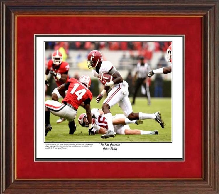 The Next Great One Ridley framed Mini print by Riggins