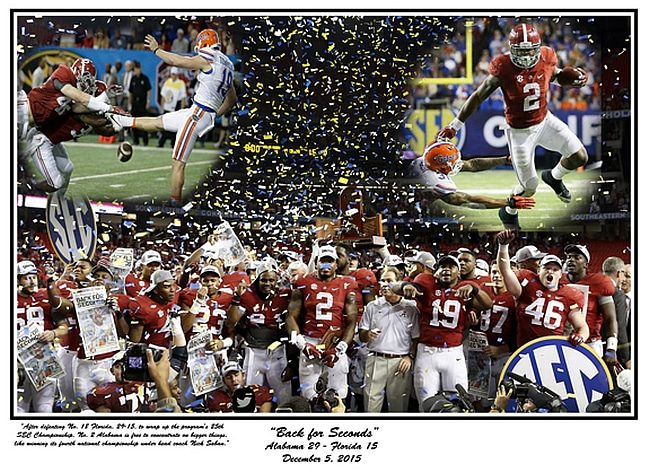 Back For Seconds 2015 SEC Championship game print by Riggins