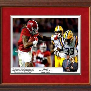 "Second" Henry Heisman framed print by Riggins