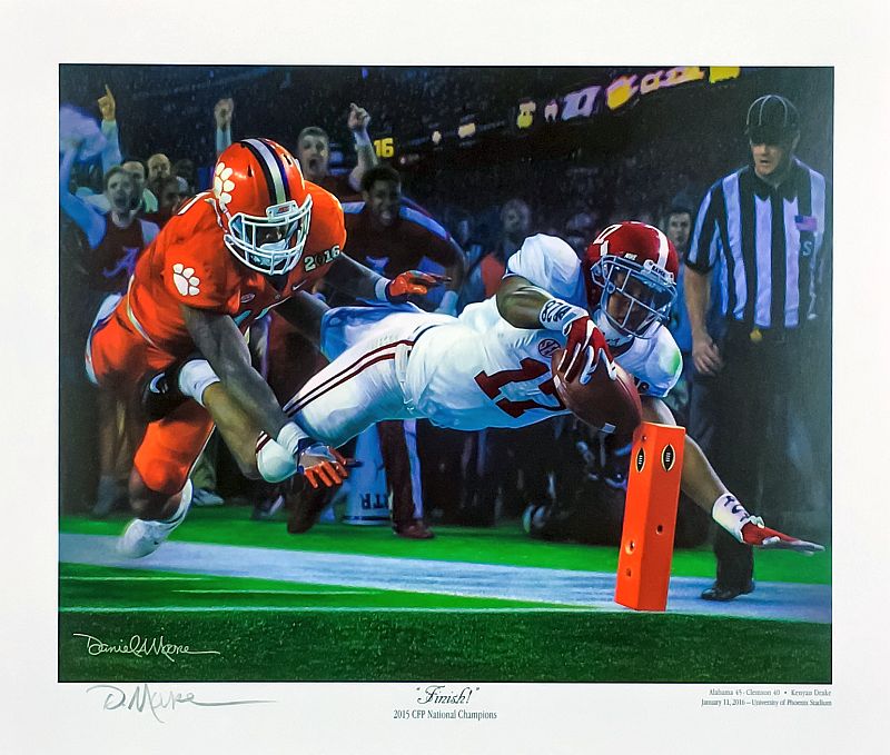 The Finish Daniel Moore Mini Print