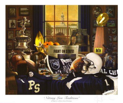 Penn State Nittany Lion Traditions print by Gamble
