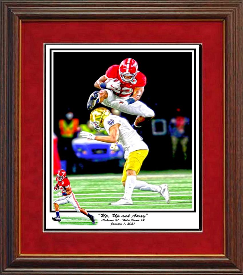 Up, Up and Away vertical Print by Riggins FRAMED