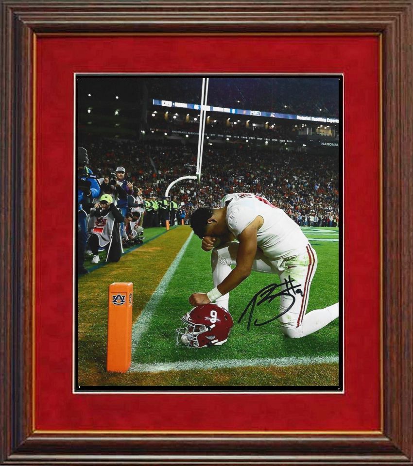 Iron Bowl Bryce Young Autographed framed photo