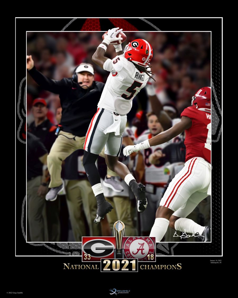 The Interception mini print by Gamble