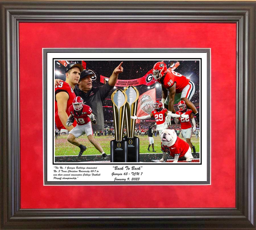 Back to Back framed print