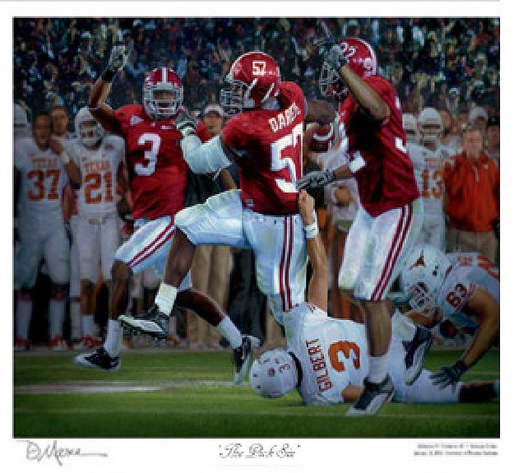 The Pick Six Daniel Moore mini print