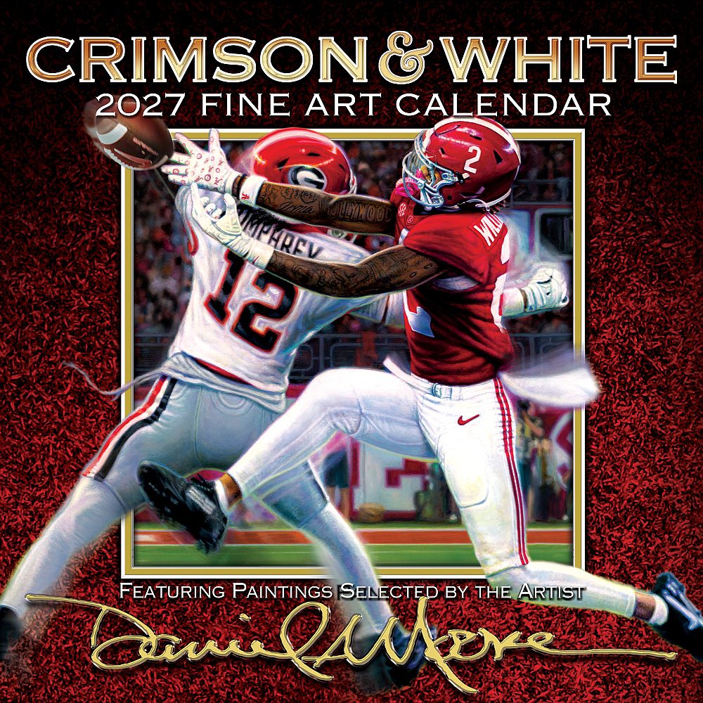 2027 Daniel Moore Crimson & White Calendar