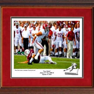 Vinnie Sunseri Alabama Football Prints Framed
