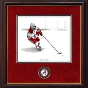 The Frozen Tide Hockey Framed with coin print by Atchenson