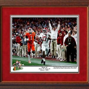 “Sweet 16″ 2015 National Championship Kenyan Drake Framed print by Riggins