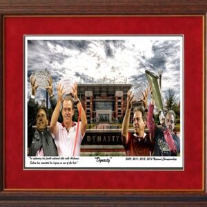 "Dynasty" framed mini print by Riggins