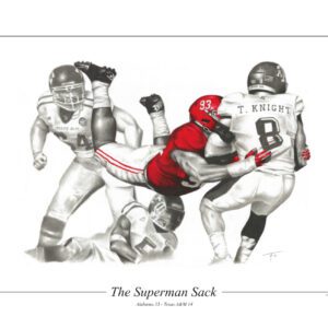 The Superman Sack Jonathan Allen print by Atchenson