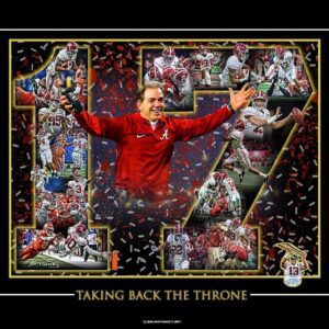 Taking Back the Throne Championship mini print by Tinney