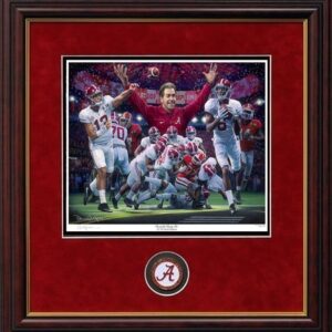 DANIEL MOORE Second & 26 framed mini print with coin