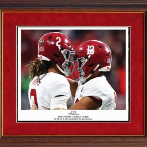 2:13 Philippians Tua and Jalen framed print