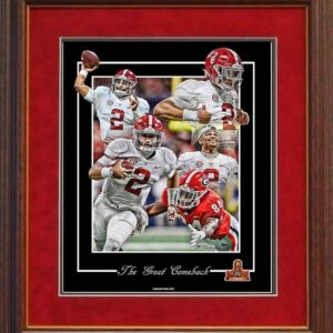 The Great Comeback 2018 SEC Championship framed print
