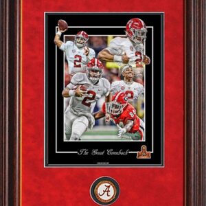 The Great Comeback 2018 SEC Championship framed print with coin
