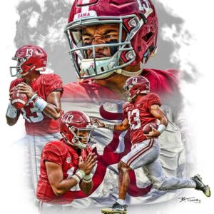 Touchdown Tua print by Tinney