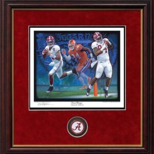 Sweet Revenge Daniel Moore framed mini print with coin