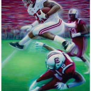 The Hurdle Daniel Moore mini print