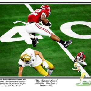 Up, Up and Away Najee Hurdle print by Riggins