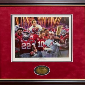 Unrivaled!! Daniel Moore mini print Framed with Coin