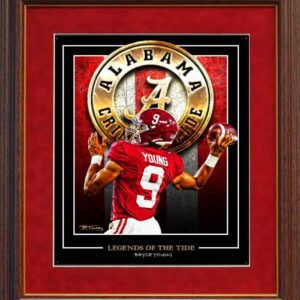 Legends of the Tide Bryce Young Framed print