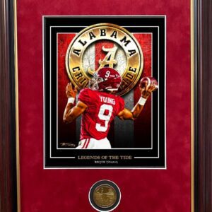 Legends of the Tide Bryce Young Framed print and coin