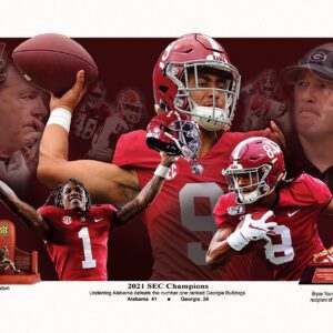 2021 SEC Championship and Heisman Bryce Young print