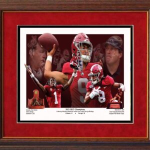 2021 SEC Championship and Heisman Bryce Young print Framed