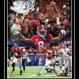 No Longer Under-Dawgs 2021 SEC Championship Tinney print