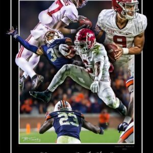 PERSEVERANCE ON THE PLAINS 2021 IRON BOWL BRYCE PRINT