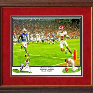 Answered Prayers Iron Bowl 2021 print by Riggins framed