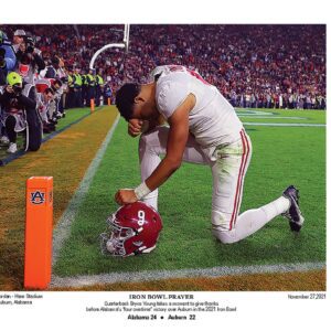 Iron Bowl Prayer Bryce Young print