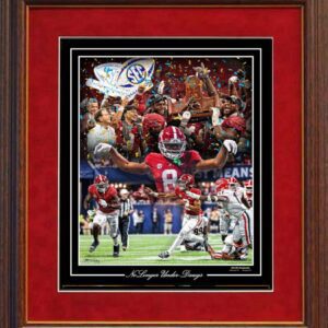 No Longer Under-Dawgs 2021 SEC Championship Tinney Framed print
