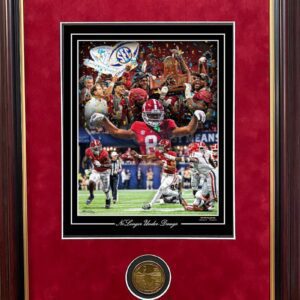 No Longer Under-Dawgs 2021 SEC Championship Tinney print framed with coin