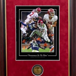 Perseverance on the Plains '21 Iron Bowl Bryce Framed print/coin