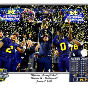 Mission Accomplished 2023 National Championship print