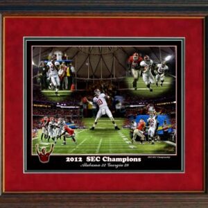 "2012 SEC Champions" framed Pitts print no coin