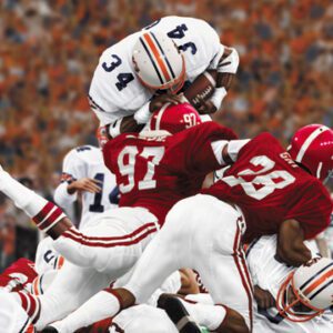 "Bo Over the Top" mini Print Auburn Classic Series by Gamble