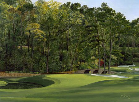Augusta National Golf Club White Dogwood Hole #11 print