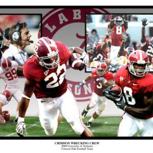 "Crimson Wrecking Crew" 2009 Bama print