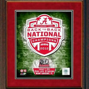 "Back to Back" framed BCS logo