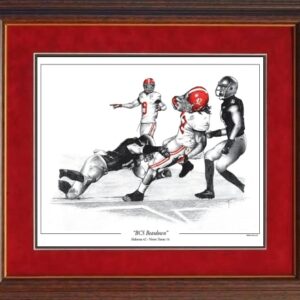 "BCS Beatdown" 2013 framed print by Atchenson