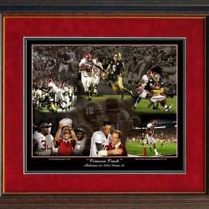 "Crimson Crush" framed BCS print