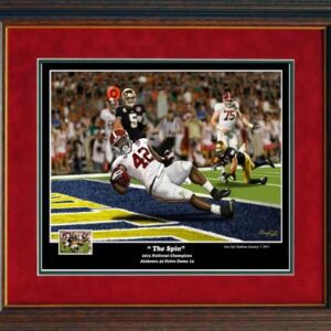 "The Spin" framed print